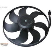 Resim Volkswagen Golf 4 Bora Audi A3 TT Seat Leon Toledo 2 98 Sonrası Fan Motoru Davlumbazsız 345Mm 3 Fiş 7 Kanat 