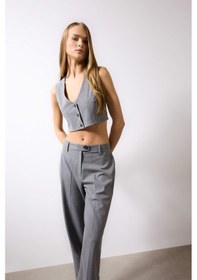 Resim DeFacto Crop Blazer Yelek C2574AX24SPGR28 