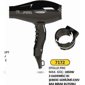 Resim Arı Metal Saç Kurutma Makinası Otel Tip Pro 