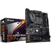 Resim Gıgabyte B550 Aorus Elıte V2 Ddr4 Sata3 M2 Pcıe Nvme Hdmı Dp Pcıe 16x V4.0 Am4 Atx 