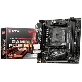 Resim Msı B450ı Gaming Plus Max Wifi Ryzen Am4 M2 Ddr4 Mini Itx Anakart 