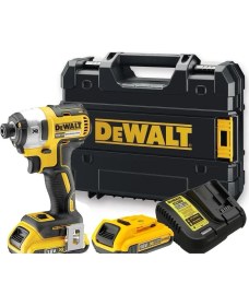 Resim Dewalt DCF887D2-QW 18V/2.0Ah Li-ion Çift Akülü Kömürsüz Profesyonel Darbeli Tornavida 
