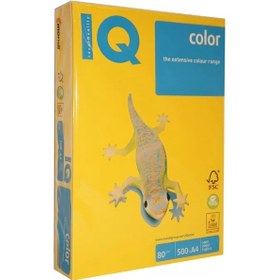 Resim Mondi İq Renkli Fotokopi Kağıdı A4 80gr Güneş Sarısı 500lü 