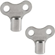 Resim İstoç Türk Radyatör Hava Alma Anahtarı 2 Adet Purjör Petek Havlupan Anahtarı Paslanmaz Çelik Kolay Pratik Çözüm 