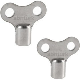 Resim İstoç Türk Radyatör Hava Alma Anahtarı 2 Adet Purjör Petek Havlupan Anahtarı Paslanmaz Çelik Kolay Pratik Çözüm 