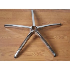 Resim Kamusalmarket Makam Sandalyesi Krom Yıldız Ayağı Çap 65 Cm 150 Kg 