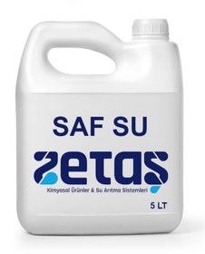 Resim zetaş Saf Su (distile Su) 5 Lt 