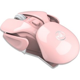 Resim Suofeng Hxsj T37 Kablosuz Fare - 3 Dpı Ayarı, 500mah Şarjlı, Sessiz, Pembe 112 Karakter Optik 