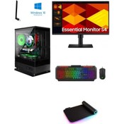 Resim RAMTECH RMT0904 Ryzen 7 5700x / 16Gb Ram / 500Gb M2 / Rtx 4060 8Gb 24' 100Hz Pivot Monitör Gaming Bilgisayar 
