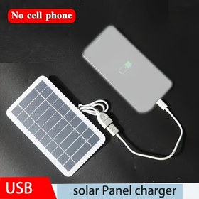 Resim Taşınabilir Güneş USB Çarj Cihazı Dışarı Geziler ve Kamp İçin Taşınabilir Şarj Cihazı Mobil Güç, Güneş Mobil Güç, Taşınabilir Şarj Cihazı 