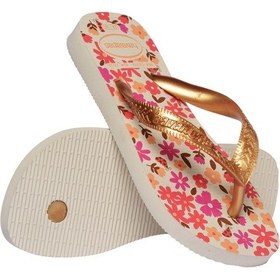 Resim Havaianas Kıds Flores Kız Çocuk Parmak Arası Terlik 4000052 4000052 1685 Altın 