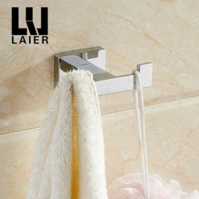 Resim Sanlindou Banyo Donanım Seti Krom Basit Diş Fırçası Tutucu Kağıt Tutucu Havlu Bar Banyo Aksesuarları | Banyo Donanım Setleri 