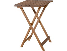 Resim Woodensa Ahşap Katlanır Balkon Masası Bahçe Masası 50X50 cm 