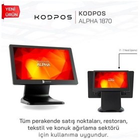 Resim Kodpos Alpha 1870 18.5 Dokunmatik Pos İ7 7.nesil 16gb Ram 256gb Çift Ekran 9,7inç 
