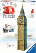 Resim Ravensburger 3 Boyutlu Plastik Puzzle Big Ben Saat Kulesi 125548 
