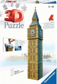Resim Ravensburger 3 Boyutlu Plastik Puzzle Big Ben Saat Kulesi 125548 