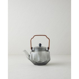 Resim PremiumPort Pratik 800 ml Gri Demlik, Sağlıklı ve Şık Çay Keyfi 