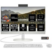 Resim Hp Proone 245 G10 Amd Ryzen 7 7730U 64GB 256GB SSD 23.8" Fhd Windows 11 Pro All In One Bilgisayar & Per4 USB Bellek 9H6V1ETPN446 