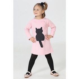 Resim Lupia Kids Kedim Pembe Elbise 