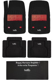 Resim Your Happy House DS5 2017 UYUMLU HAVUZLU ÜNIVERSAL YENİ NESİL PLUS PASPAS SİYAH - KIRMIZI 