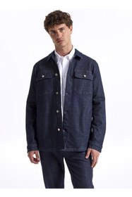 Resim Fabrika Lacivert Erkek Denim Ceket F5WM-CKT 2309 