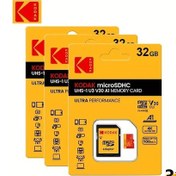 Resim Userfriendly11 Kodak 32gb Micro Sd Kart 3 Adet C10 U3 V30 4k Tf Depolama Kartı Pc Adaptörlü 