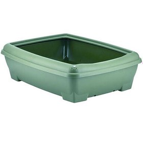 Resim PetWork Relax Kedi Tuvaleti Soft Yeşil 49,5 x 38 x 14 Cm 