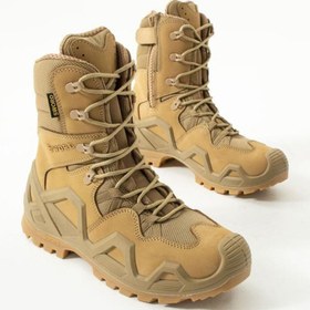 Resim SİNGLE SWORD Leo - Fermuarlı Bağcıklı - Trekking - Outdoor - Airsoft - Avcı Botu Bej 46 