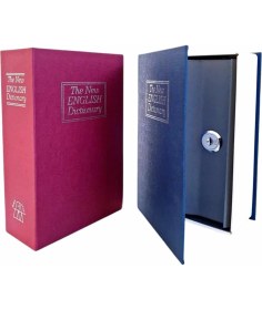 Resim Renas Store Kitap Görünümlü Gizli Kasa Büyük Boy Anahtarlı Kilitli Kasası 