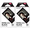 Resim Fujifilm Instax Mini Black Edition 10x2 Film Seti 