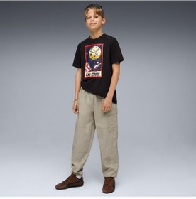 Resim Puma Graphic Çocuk Siyah T-shirt 634524 