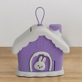 Resim Tavşan Evi Şekilli Kumbara Hediyelik Eşya 