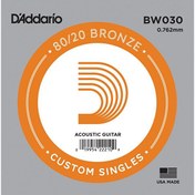 Resim D'Addario BW030 Akustik Gitar Tek Tel 
