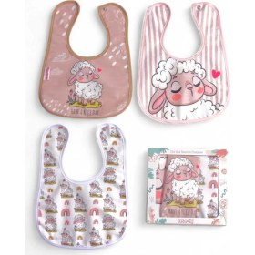 Resim Bebe-chi Bebechi Bebek Mama Önlüğü Kuzu 3'lü Set 