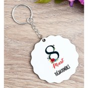 Resim Hediye Dükkanı Kişiye Özel Kadınlar Gününe Özel Ahşap Anahtarlık 