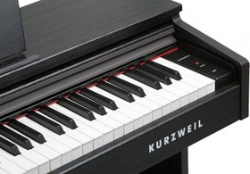 Resim Kurzweil M90-SR Dijital Piyano - Gülağacı (Orta Seviye - Konsol Tipi) | 88 Tuş Tam Ağırlıklı Çekiç Aksiyonu (Hammer Action), 64 Polifoni, Dahili 2-Kanal Kayıt Sistemi | Ölçüler: 1380 x 420 x 815 mm 
