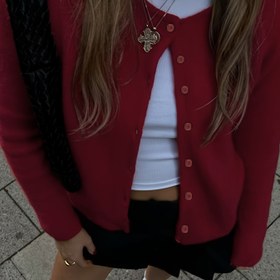 Resim Kadınlar için Hafif Kardigan - Yumuşak Düğmeli Ön Kapatma Kazak, Yuvarlak Yaka Katman Parçası, İlkbahar/Yaz, Ofis, Parti, Günlük Kıyafetler - Kolay Bakım Şık Kazak, Kadınlar için Kardigan Kazak, Yaz Katman Parçası, Yuvarlak Yaka Üst, Zarif Örgü, Dayanıklı Örgü, Ofis Kıyafeti, Minimalist Tasarım, Nefes Alabilir Malzeme, Çok Yönlü Üst, Moda Severler 