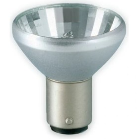 Resim Philips 15W 6V 2800K 4° BA15D Şeffaf Cam Halojen Çanak Ampul 