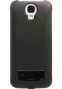 Resim Samsung Galaxy S4 Mini Şarjlı Kılıf Sert Arka Kapak/Kılıf Siyah 