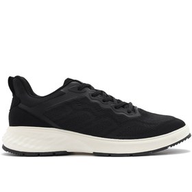 Resim Derimod Erkek Siyah Bağcıklı Kalın Tabanlı Sneaker 25SFD76016F 