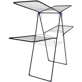 Resim Massima Mega Iki Katlı Çamaşır Kurutmalık Katlanabilir Askı Siyah 