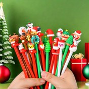 Resim 10 adet Noel Jel Kalemler Seti, Yılbaşı Hediyesi, Çeşitli Renkler, Tekrar Eden Stiller Yok, Okula Dönüş Malzemeleri, Aile Hediyeleri İçin Mükemmel, Gençler İçin İnce Yazı Araçları 