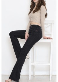 Resim Mokashopin - İspanyol Paça Kot Pantolon Koyufüme5 - 18201.1431. 001 