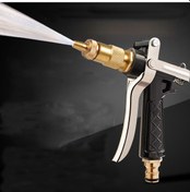 Resim Fosenze Yüksek Basınçlı Metal Hortum Başlığı - 4 Modlu Püskürtme, Dayanıklı Bakır Nozul, Arabalar Ve Bahçeler İçin 1 Set 