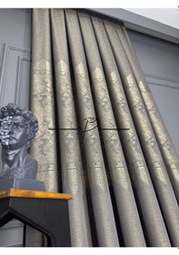 Resim Fon Perde Pano Fonluk Nilo Desen - Kahve 