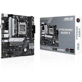 Resim ASUS Prime B650m-k 6400mhz(OC) Rgb M.2 Am5 Matx Ddr5 Anakart 