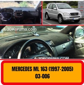 Resim MERCEDES -BENZ W163 1997-2005 ÖN GÖĞÜS / PANEL / TORPİDO KORUMASI - KILIFI - HALISI 