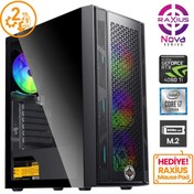 Resim Raxius Nova G1 i7 406T-27F14F Intel Core i7-12700F 32 GB RAM 1 TB SSD RTX4060Ti W11 Pro Gaming Masaüstü Bilgisayar Raxius