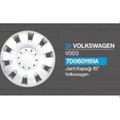 Resim Volkswagen 15" Jant Kapağı Takımı 4 Adet 7d0601151a 