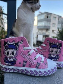 Resim Scarpe Magiche Labubu Pembe Kız Çocuk Ayakkbısı 31-35 Numara Arası Işıksızdır Pembe 